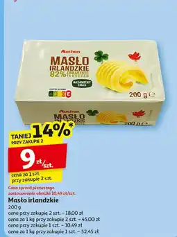 Auchan Masło irlandzkie Auchan Różnorodne (Logo Czerwone) oferta