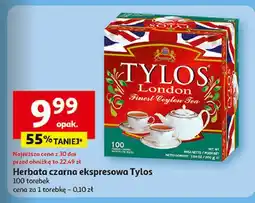 Auchan Herbata ekspresowa Tylos Ceylon oferta