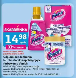 Odplamiacz w płynie Vanish Oxi Action