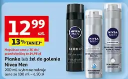 Auchan Pianka do golenia Nivea Men Silver Protect oferta