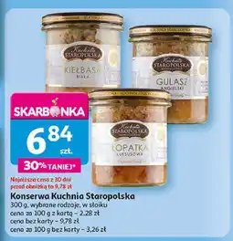 Auchan Kiełbasa biała Kuchnia Staropolska oferta