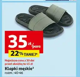 Auchan Klapki męskie 40-46 Inextenso By Auchan oferta
