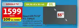 Auchan Telewizor 55 led 55p635 Tcl oferta
