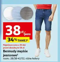 Auchan Bermudy męskie Inextenso By Auchan oferta