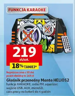 Auchan Głośnik spk1005 helios 2 Manta oferta