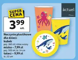 Auchan Talerz plastikowy 22 cm Actuel oferta
