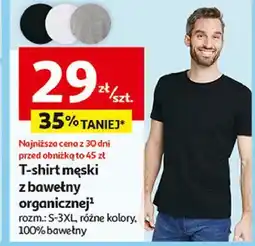 Auchan T-shirt męski s-3xl Inextenso By Auchan oferta