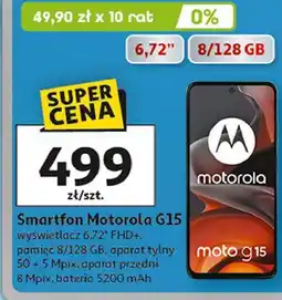 Auchan Smartfon g15 szary Motorola oferta