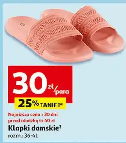 Auchan Klapki damskie 36-41 oferta