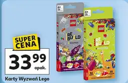 Auchan Karty wyzwań zwierzęta Lego oferta