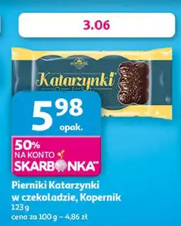 Auchan Pierniki w czekoladzie Kopernik Katarzynki oferta