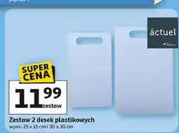 Auchan Deski plastikowe 25 x 15 cm + 30 20 Actuel oferta