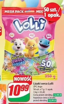 Dino Lizaki lolli serca Argo oferta