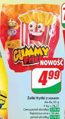 Żelki frytki z sosem An-Ba
