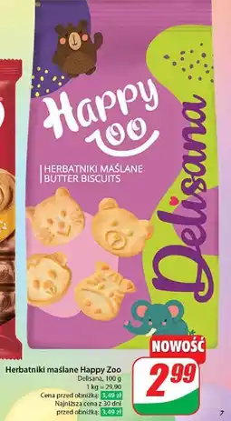 Dino Herbatniki happy zoo maślane Delisana oferta