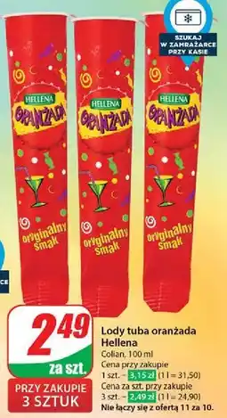 Dino Lód w tubce Hellena Oranżada oferta