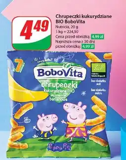 Dino Chrupki kukurydziane wyśmienicie bananowe Bobovita Mniam Bio oferta