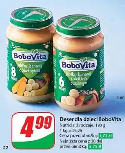 Dino Jabłka i banany z kleikiem owsianym Bobovita oferta