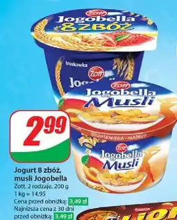 Dino Jogurt truskawka Zott Jogobella 8 Zbóż oferta