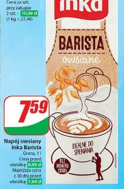 Dino Napój owsiany barista Inka Owsiane oferta