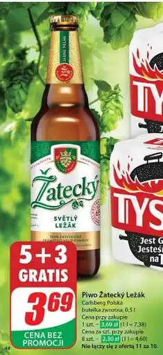 Dino Piwo Zatecky Svetly Lezak oferta