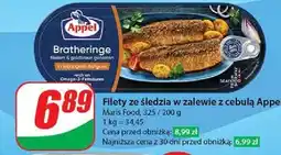 Dino Filety śledziowe w zalewie z cebulą Appel oferta