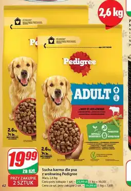 Dino Karma dla psa adult z wołowiną Pedigree Vital oferta