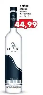 Kaufland Wódka Ogiński Vodka oferta