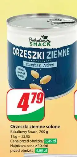 Dino Orzeszki ziemne smażone solone Bakaliowy Snack oferta