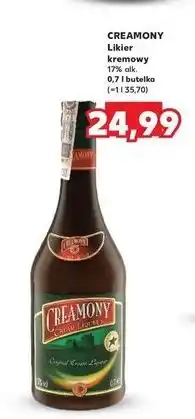 Kaufland Likier Creamony Cream Liqueur oferta