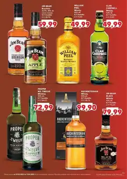 Kaufland Bourbon Jim Beam Apple oferta