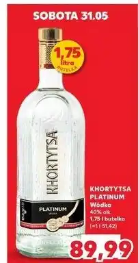 Kaufland Wódka Khortytsa Platinium oferta