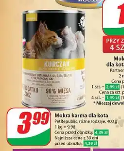 Dino Karma dla kota kurczak Pet Republic oferta