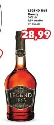 Kaufland Brandy Legend 1863 oferta