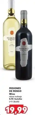 Kaufland Wino Misiones De Rengo Cabernet Sauvignon oferta