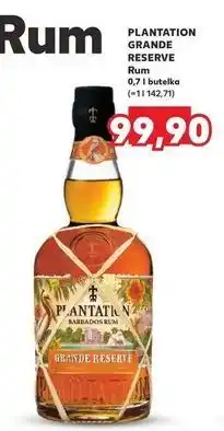 Kaufland Rum Plantation Grande Reserve oferta