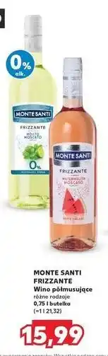 Kaufland Wino Monte Santi Frizzante Mojito 0% oferta