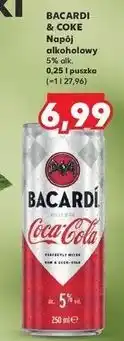 Kaufland Drink rum & coca-cola Bacardi oferta