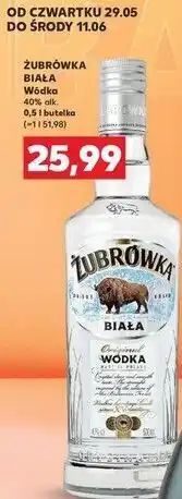 Kaufland Wódka Żubrówka Biała oferta