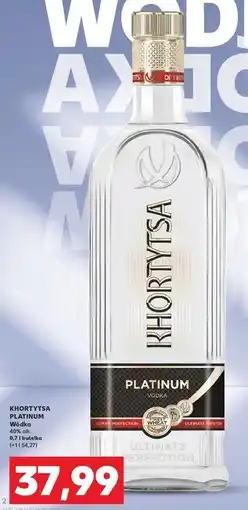 Kaufland Wódka Khortytsa Platinium oferta