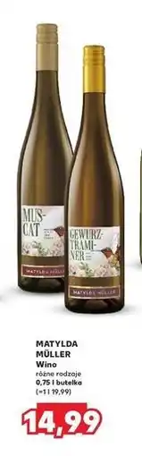 Kaufland Wino Matylda Muller Mus-Cat oferta
