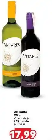 Kaufland Wino białe wytrawne Antares oferta