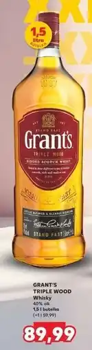 Kaufland Whisky Grant's Triple Wood oferta