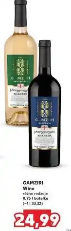 Kaufland Wino półwytrawne Gamziri Khareba oferta