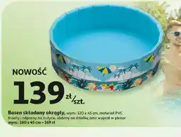 Auchan Basen składany okrągły oferta