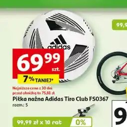 Auchan Piłka nożna Adidas Tiro Club FS0367 oferta