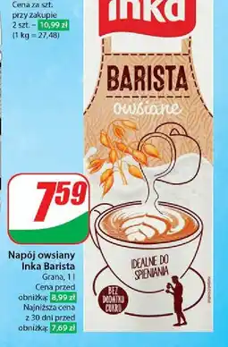 Dino Napój owsiany barista Inka owsiane Inka dobra w swej naturze oferta