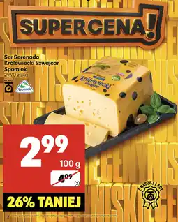 Delikatesy Centrum Ser Serenada Królewiecki Szwajcar 100g Spomlek oferta