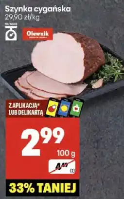 Delikatesy Centrum Szynka cygańska 100g Olewnik oferta