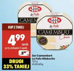 Delikatesy Centrum Ser Camembert La Polle Mlekovita 120g oferta